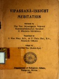 Vipassana Insight Meditation