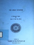 The Great Occasion