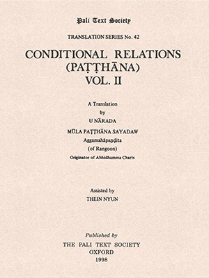 Conditional Relations (Patthana) Vol.II